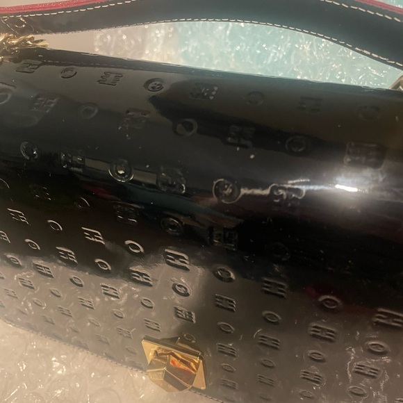 Arcadia Luxury Black and Gold Designer Shoulder or Crossbody Bag - Picture 10 of 13